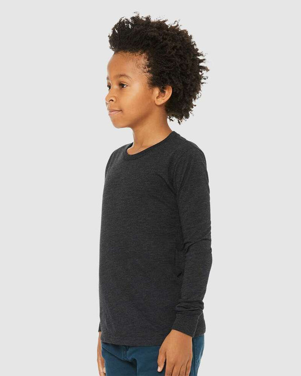 Bella+Canvas 3513Y - Youth Triblend Long Sleeve Tee
