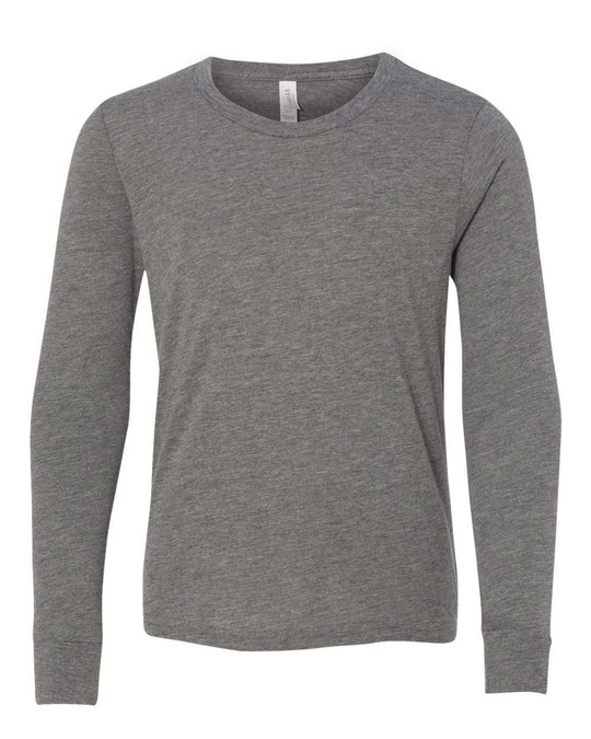 Bella+Canvas 3513Y - Youth Triblend Long Sleeve Tee