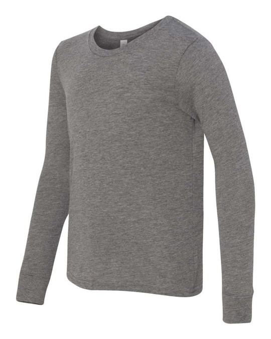 Bella+Canvas 3513Y - Youth Triblend Long Sleeve Tee