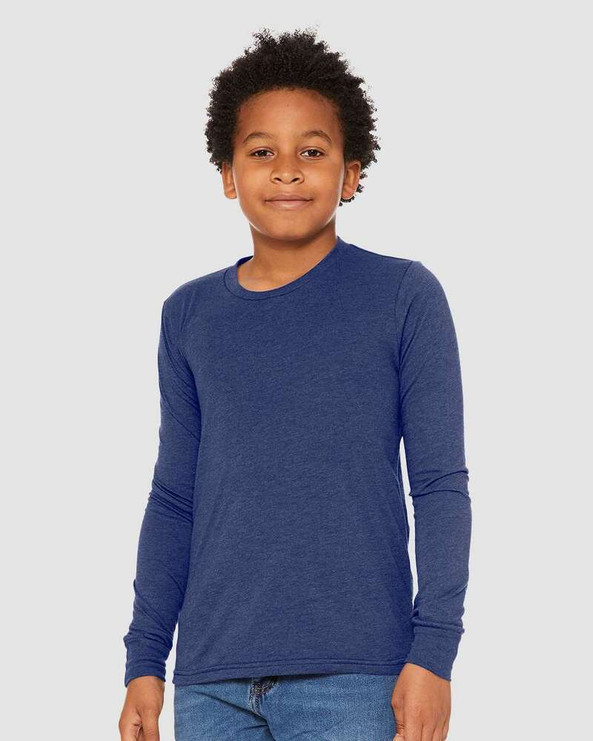 Bella+Canvas 3513Y - Youth Triblend Long Sleeve Tee