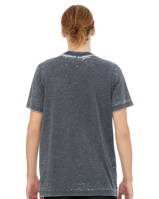Bella+Canvas 3650 - Camiseta de manga corta de poliéster y algodón