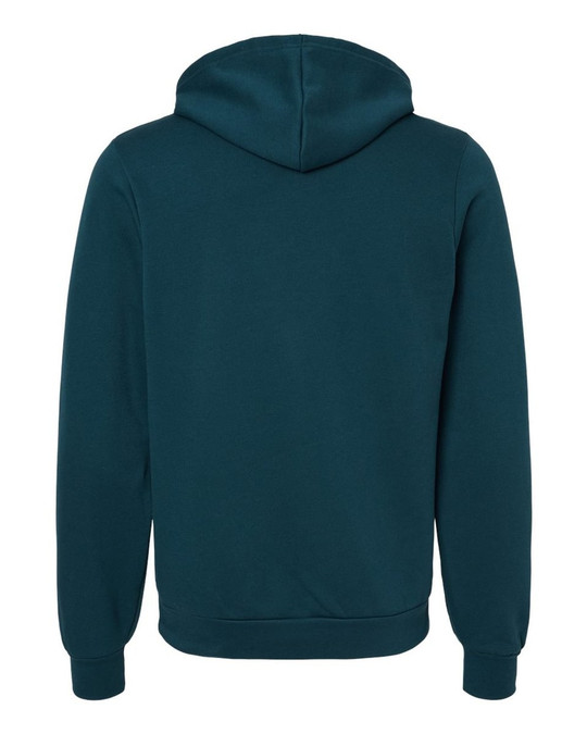 Bella+Canvas 3719 - Unisex Poly/Cotton Hooded Pullover Sweatshirt