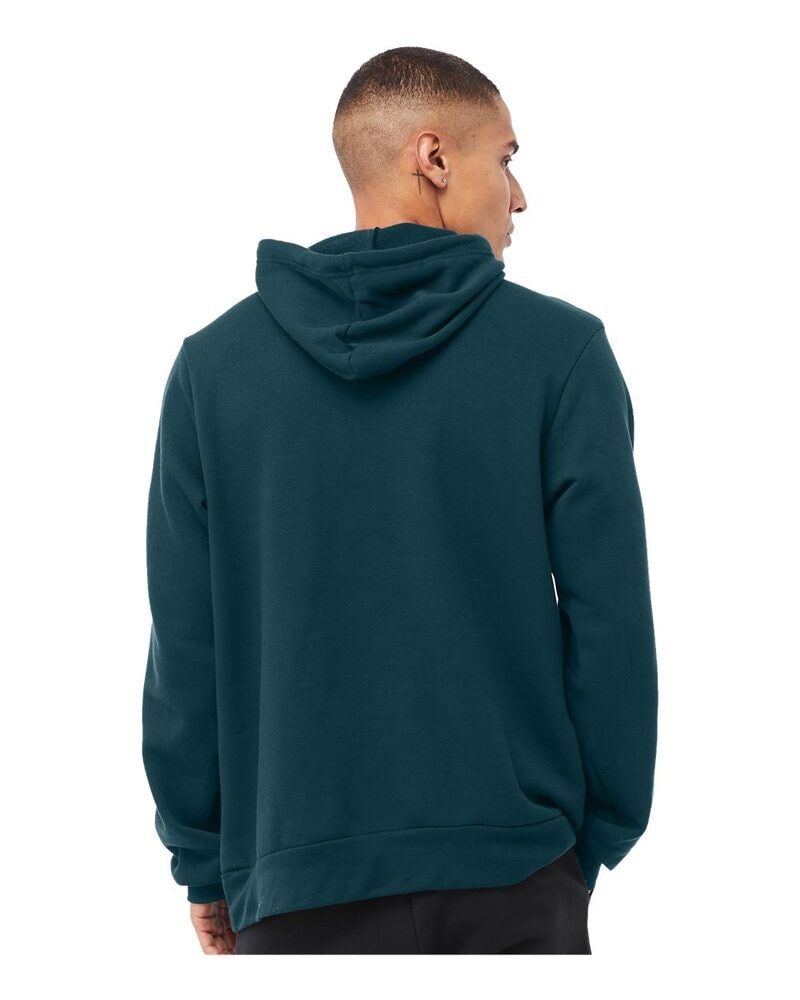 Bella+Canvas 3719 - Unisex Poly/Cotton Hooded Pullover Sweatshirt