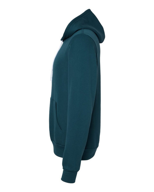 Bella+Canvas 3719 - Unisex Poly/Cotton Hooded Pullover Sweatshirt