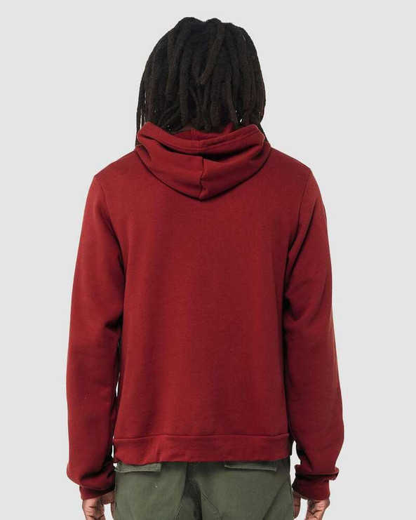 Bella+Canvas 3719 - Unisex Poly/Cotton Hooded Pullover Sweatshirt