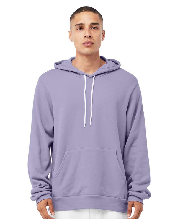 Bella+Canvas 3719 - Unisex Poly/Cotton Hooded Pullover Sweatshirt