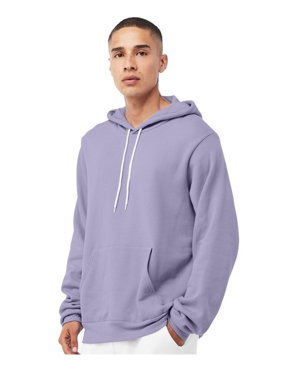 Bella+Canvas 3719 - Unisex Poly/Cotton Hooded Pullover Sweatshirt