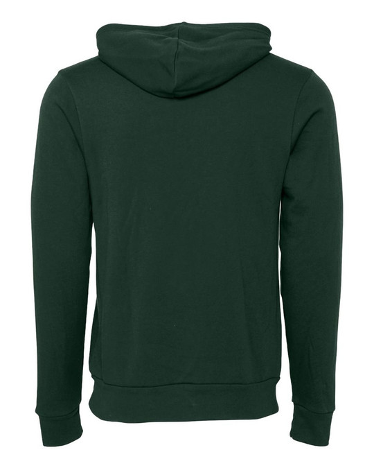 Bella+Canvas 3719 - Unisex Poly/Cotton Hooded Pullover Sweatshirt