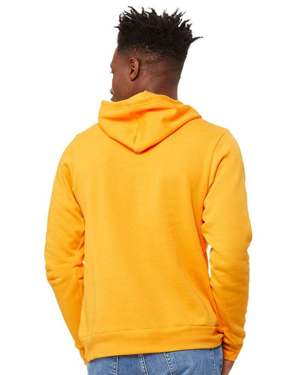 Bella+Canvas 3719 - Unisex Poly/Cotton Hooded Pullover Sweatshirt