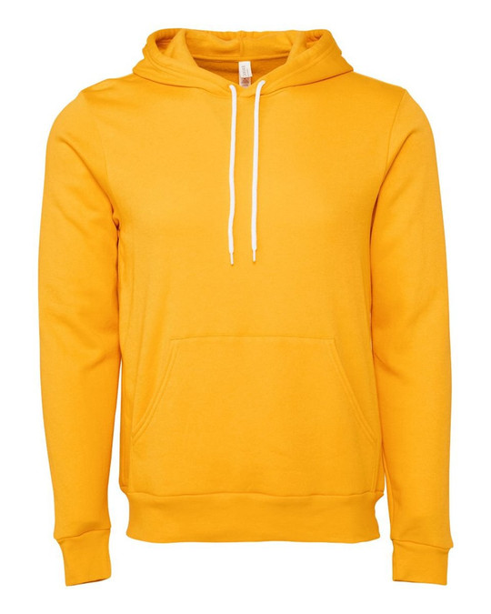 Bella+Canvas 3719 - Unisex Poly/Cotton Hooded Pullover Sweatshirt