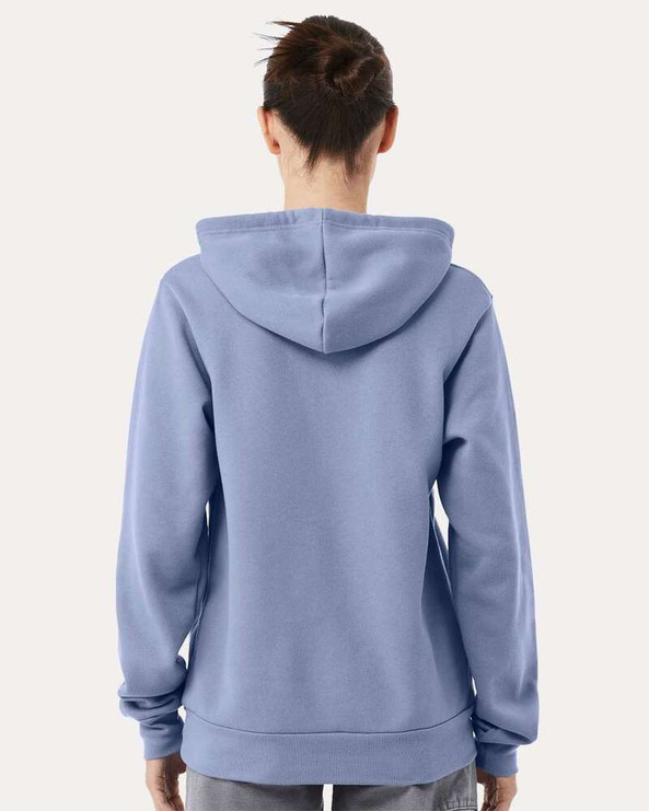 Bella+Canvas 3719 - Unisex Poly/Cotton Hooded Pullover Sweatshirt
