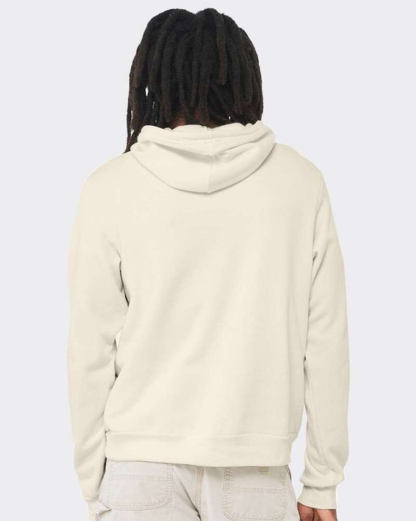 Bella+Canvas 3719 - Unisex Poly/Cotton Hooded Pullover Sweatshirt