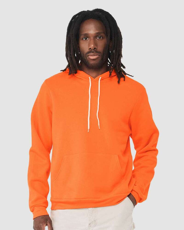Bella+Canvas 3719 - Unisex Poly/Cotton Hooded Pullover Sweatshirt