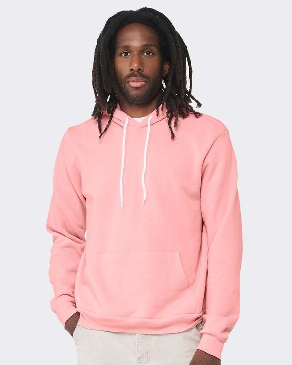 Bella+Canvas 3719 - Unisex Poly/Cotton Hooded Pullover Sweatshirt