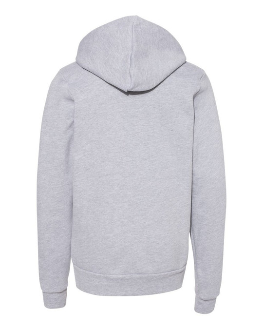 Bella+Canvas 3719Y - Sudadera con capucha de vellón esponjoso para jóvenes