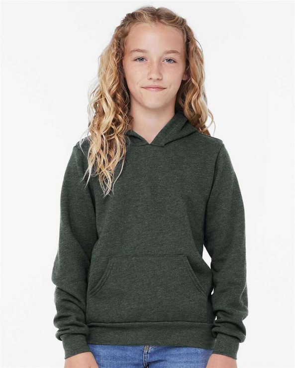 Bella+Canvas 3719Y - Youth Sponge Fleece Hoodie