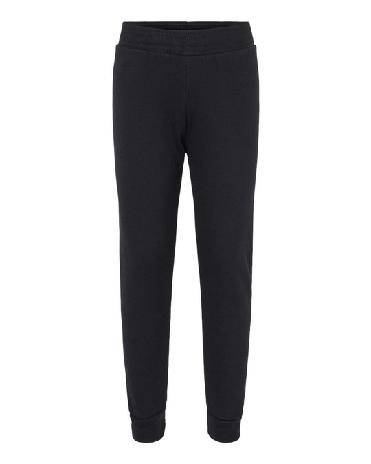 Bella+Canvas 3727T - Pantalones de chándal de vellón esponjoso para niños pequeños