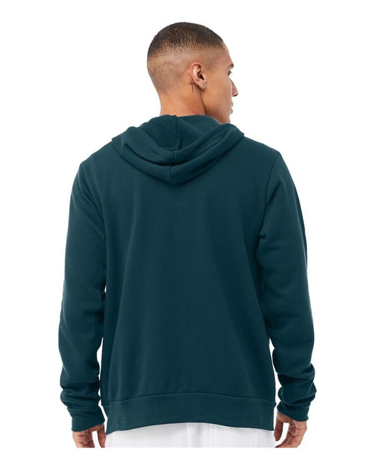 Bella+Canvas 3739 - Unisex Poly-Cotton Fleece Full-Zip Hoodie
