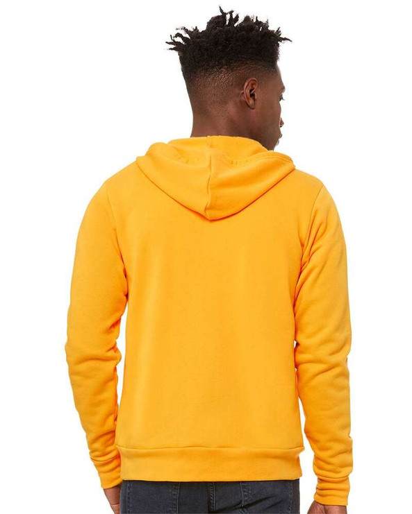 Bella+Canvas 3739 - Unisex Poly-Cotton Fleece Full-Zip Hoodie