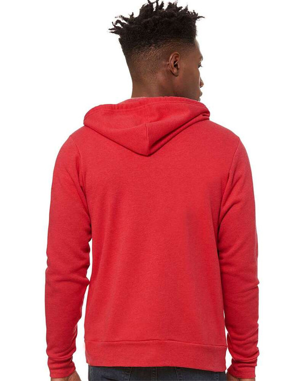 Bella+Canvas 3739 - Unisex Poly-Cotton Fleece Full-Zip Hoodie