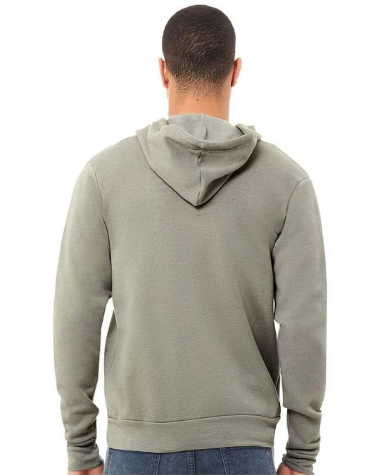Bella+Canvas 3739 - Unisex Poly-Cotton Fleece Full-Zip Hoodie