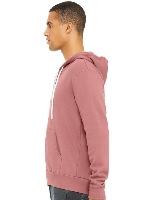 Bella+Canvas 3739 - Sudadera con capucha de forro polar de poliéster y algodón con cremallera completa unisex