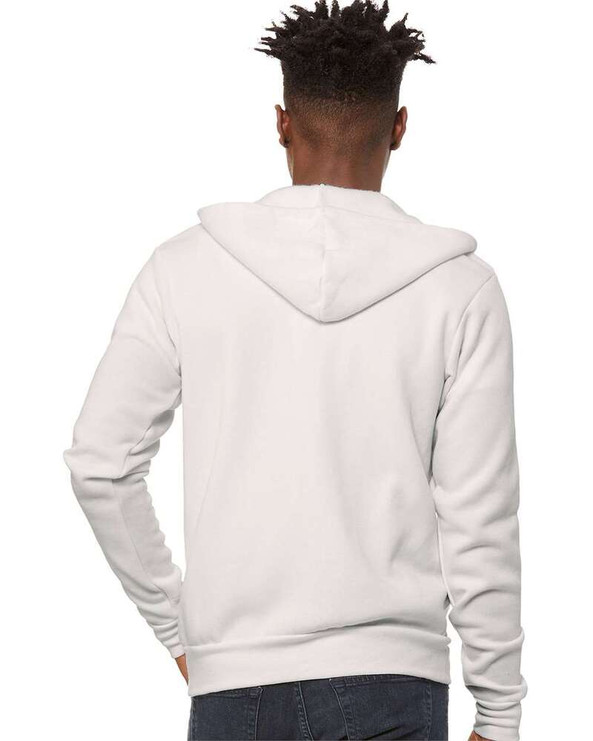 Bella+Canvas 3739 - Unisex Poly-Cotton Fleece Full-Zip Hoodie