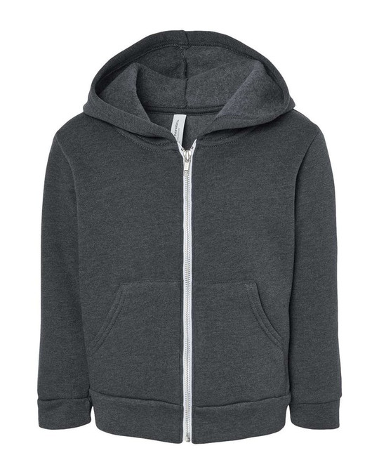 Bella+Canvas 3739T - Toddler Sponge Fleece Full-Zip Hoodie