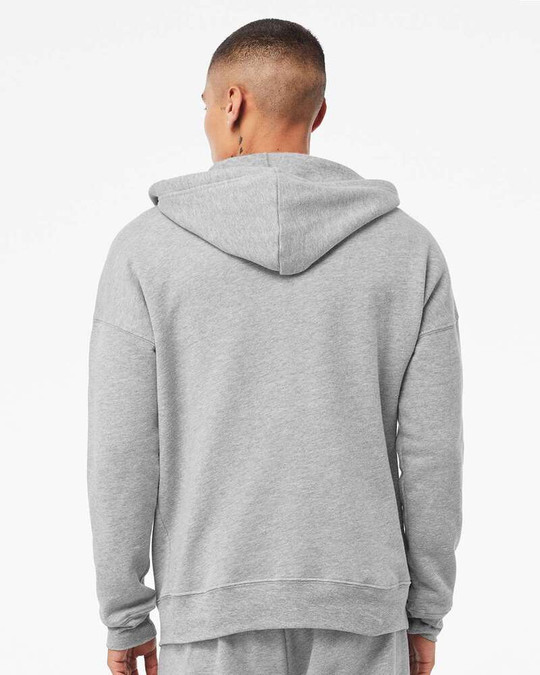 Bella+Canvas 3759 - Sudadera con capucha de cremallera completa DTM de felpa esponjosa