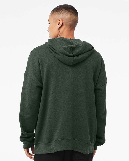 Bella+Canvas 3759 - Sudadera con capucha de cremallera completa DTM de felpa esponjosa