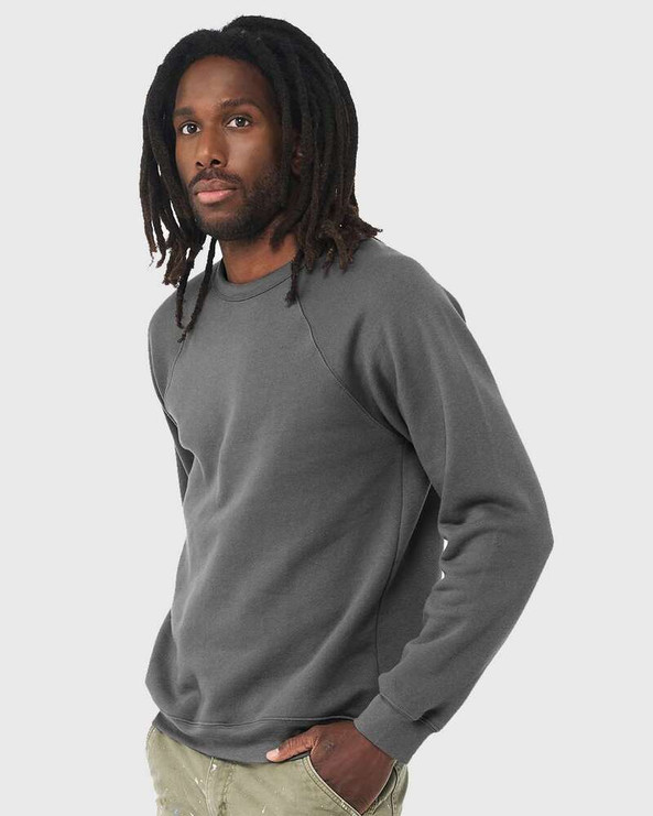 Bella+Canvas 3901 - Sudadera Unisex de Cuello Redondo de Felpa Esponjosa