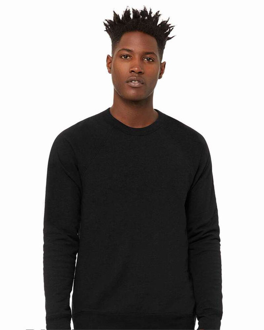 Bella+Canvas 3901 - Sudadera Unisex de Cuello Redondo de Felpa Esponjosa