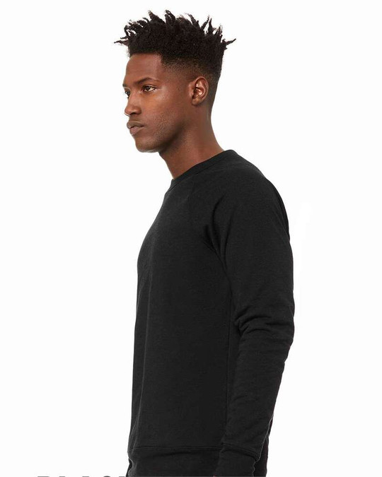 Bella+Canvas 3901 - Sudadera Unisex de Cuello Redondo de Felpa Esponjosa