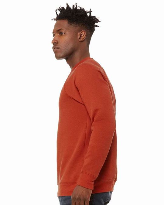 Bella+Canvas 3901 - Sudadera Unisex de Cuello Redondo de Felpa Esponjosa