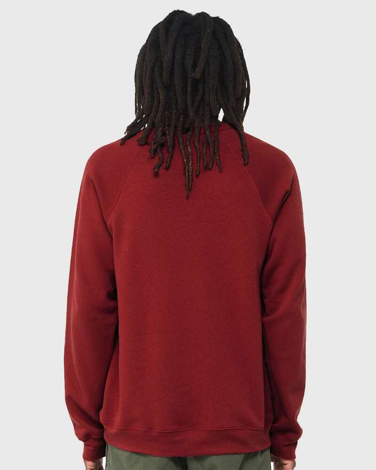 Bella+Canvas 3901 - Sudadera Unisex de Cuello Redondo de Felpa Esponjosa