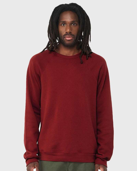 Bella+Canvas 3901 - Sudadera Unisex de Cuello Redondo de Felpa Esponjosa