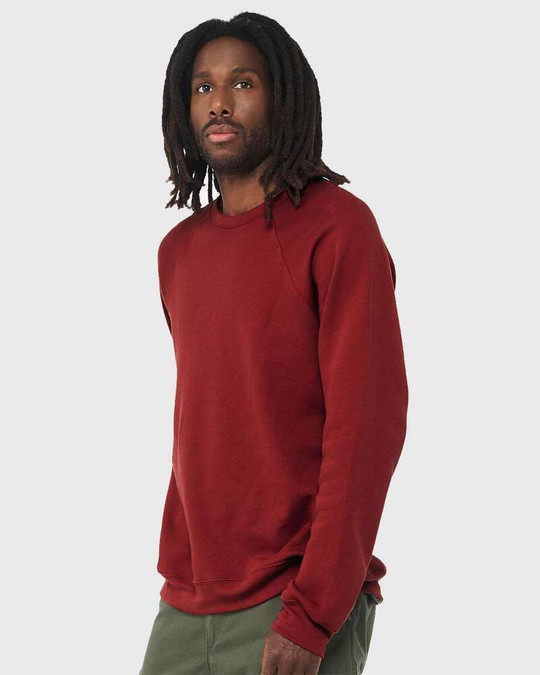 Bella+Canvas 3901 - Sudadera Unisex de Cuello Redondo de Felpa Esponjosa