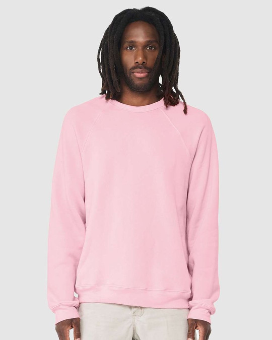Bella+Canvas 3901 - Sudadera Unisex de Cuello Redondo de Felpa Esponjosa