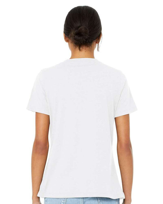 Bella+Canvas 6405CVC - Camiseta de Cuello en V Relajada Heather CVC para Mujer