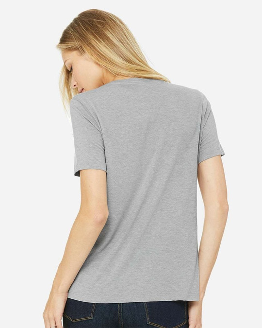 Bella+Canvas 6413 - Camiseta de Mujer de Corte Holgado Triblend