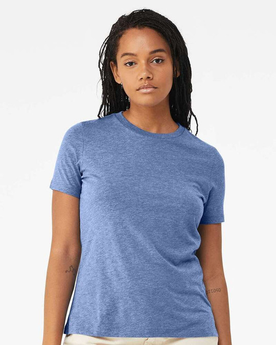 Bella+Canvas 6413 - Camiseta de Mujer de Corte Holgado Triblend