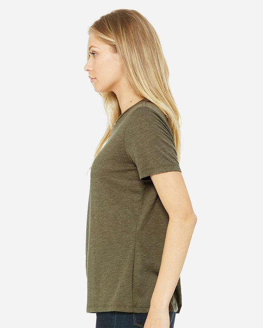Bella+Canvas 6413 - Camiseta de Mujer de Corte Holgado Triblend
