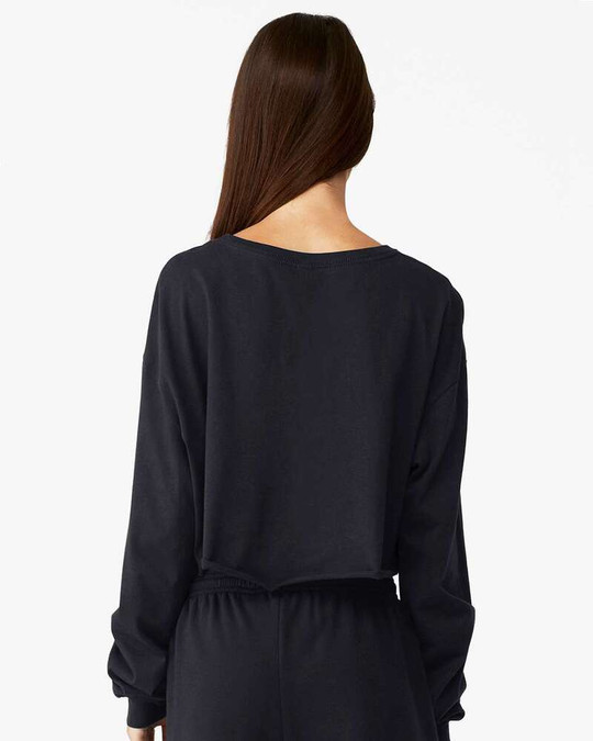 Bella+Canvas 6501 - FWD Fashion Women's Crop Long Sleeve Tee