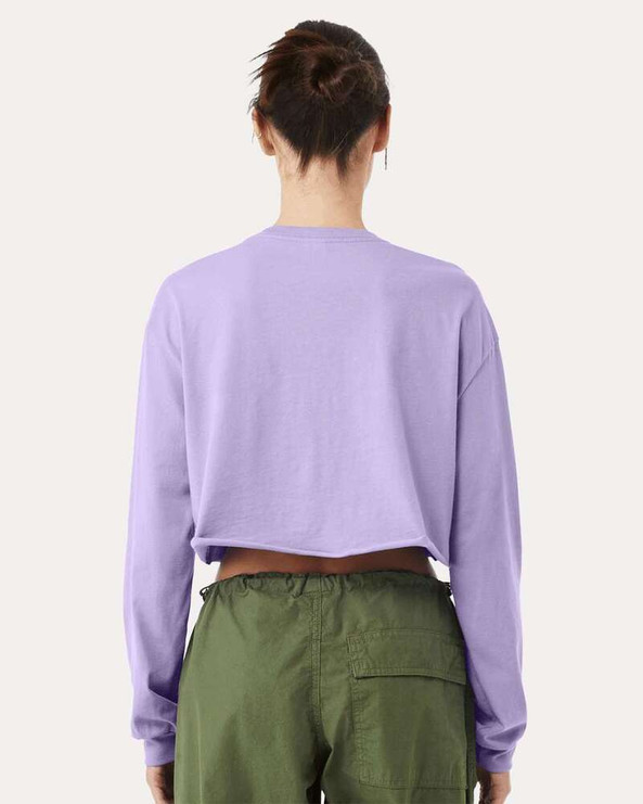 Bella+Canvas 6501 - FWD Fashion Women's Crop Long Sleeve Tee