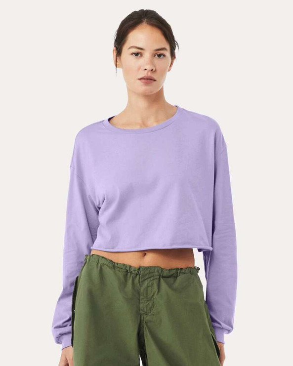 Bella+Canvas 6501 - FWD Fashion Women's Crop Long Sleeve Tee