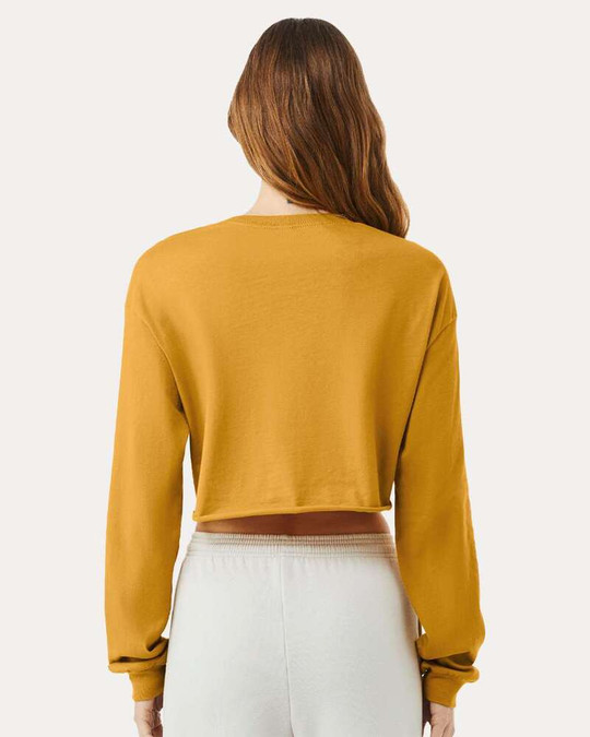 Bella+Canvas 6501 - FWD Fashion Camiseta de Manga Larga Recortada para Mujer