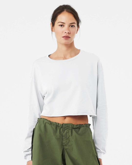 Bella+Canvas 6501 - FWD Fashion Women's Crop Long Sleeve Tee