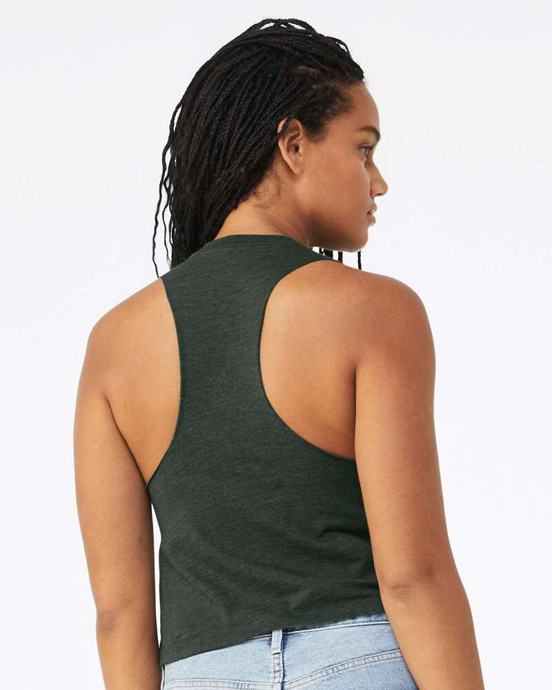 Bella+Canvas 6682 - Camiseta de Tirantes Recortada para Damas