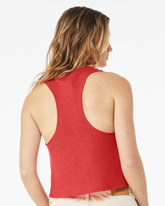 Bella+Canvas 6682 - Camiseta de Tirantes Recortada para Damas