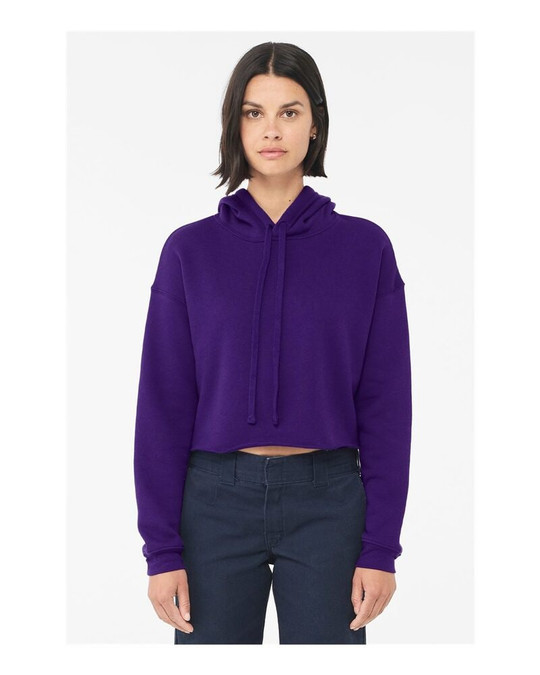 Bella+Canvas 7502 - Women's Cropped Fleece Hoodie